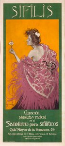Syphilis (Poster) by Ramon Casas (1866-1932) by Ramón Casas