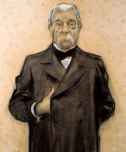 Portrait of Manuel Duran by Ramon Casas i Carbo