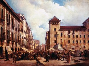 The Old Walk in Barcelona (Els Encants Vells)