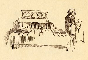 Laid Table at the Bell Inn in Edmonton, 1878, c1918