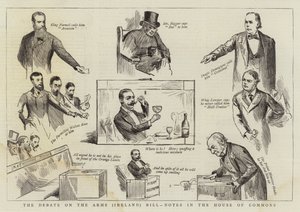 The Debate on the Arms (Ireland) Bill, Notes in the House of Commons by Randolph Caldecott