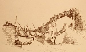 Local French Fishing Village in the South of France