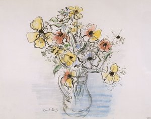 Bouquet of Anemones by Raoul Dufy