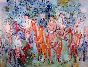 Horsemen in the Woods