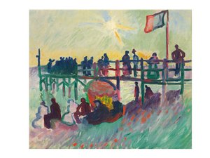 The Jetty at Le Havre, c.1905-06 by Raoul Dufy