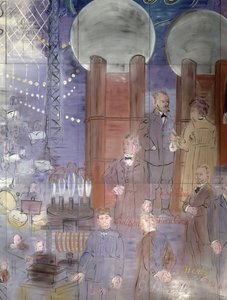 The Fairy Electricity (detail) by Raoul Dufy
