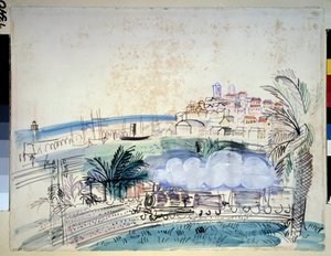 Railway to Antibes by Raoul Dufy