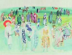 The Poiret Models at the Races by Raoul Dufy