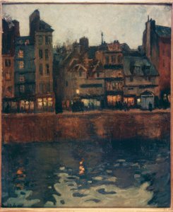 The Port of Le Havre at Dusk by Raoul Dufy