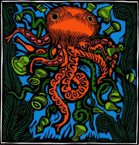 Zoology / Marine Life / Octopus by Raoul Dufy