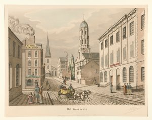 Wall Street in 1829