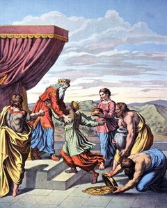 Meeting Between the Queen of Sheba and the King of Solomon by Raphael (1483 1520) (after)