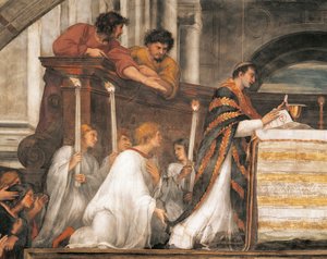 The Eucharistic miracle (detail)