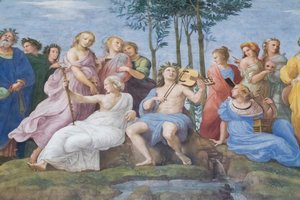 Parnassus by Raphael (1483 1520)