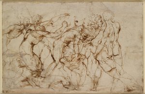 Battle Scene with Prisoners Being Pinioned