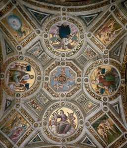 Ceiling in Stanza della Segnatura
