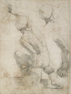 Nude Man seated on a Stone