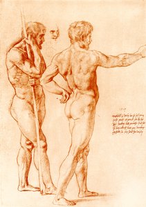 Nude Study of Two Warriors