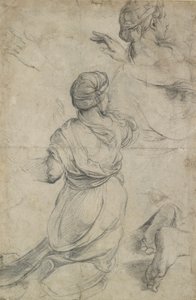 Studies for Two Kneeling Women