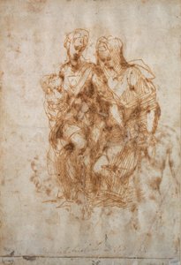 The Virgin and Child with St Anne