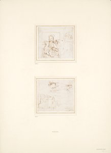 Two Separate Sketches of Landscapes