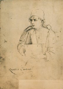 Quinto Curzio Rufo, Drawing by Raphael by Raffaello Sanzio Raphael