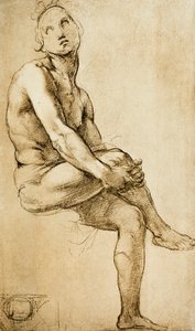 Study of a Human Figure by Raffaello Sanzio Raphael