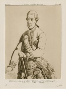 Baron Gideon von Laudon, Austrian General, circa 1790 by Raphael Jacquemin