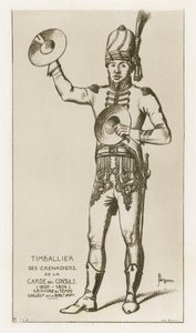 Timbalier of the Grenadiers of the Guard of Consuls (1800-1804) by Raphael Jacquemin