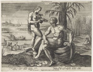Phlegmatic Temperament by Raphaël Sadeler (I)