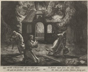 Saint Peter Celestine as a Hermit