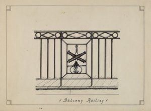 Cast Iron Balcony Rail by Ray Price