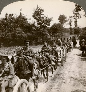 Bringing Up Reserve Ammunition, World War I