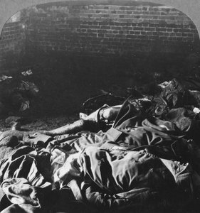 Charred Bodies of the Crew of a Zeppelin Shot Down over Billericay, Essex, World War I, 1916
