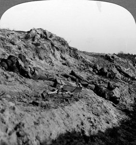 Dead soldiers, Vimy Ridge, France, World War I, 1914-1918