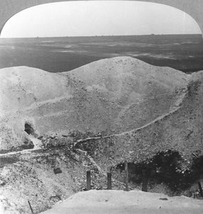 Mine Crater at La Boiselle, the Somme, France, World War I