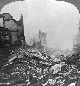 Ruins of Bethune, France, World War I