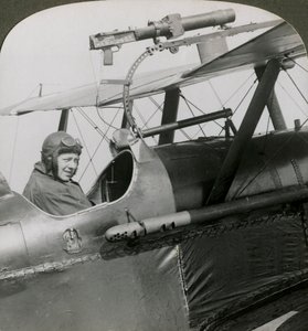 Sopwith Scout with photographic gun mounted on the upper wing, World War I, 1914-1918 by Realistic Travels Publishers