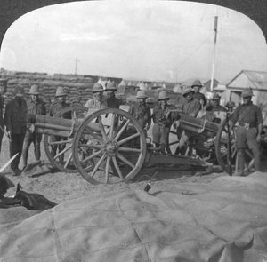 Spoils of War, Gun and Stores Captured from the Turks, Palestine, World War I