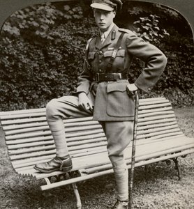 The Prince of Wales in military uniform, France, World War I, 1914-1918 by Realistic Travels Publishers