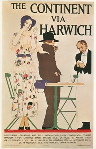 The Continent via Harwich by Reginald E. Higgins by Reginald Edward Higgins