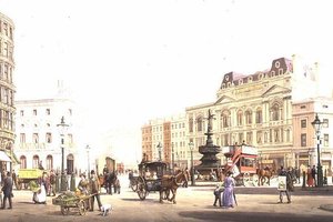 Piccadilly Circus by Reginald Ernest Arnold