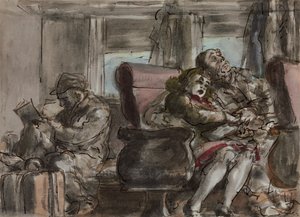 Passengers in a Train Car