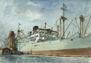 Steam Freighter and Tug