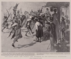 The Paris Fetes, the "Fools" and Students in the Historical Procession