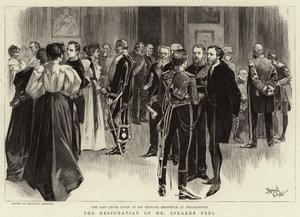 The Resignation of Mr Speaker Peel