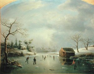 Skating Pond at Morristown, New Jersey