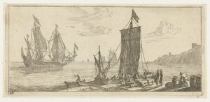 Bay with a Hooker and a Warship