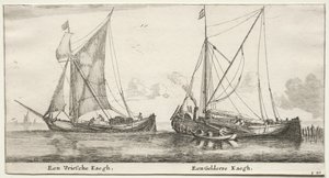 Ships of Amsterdam: A Frisian Bilander. A Geldersche Bilander