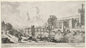 Views of Paris: View of the Louvre and the Tuileries by Reinier Nooms